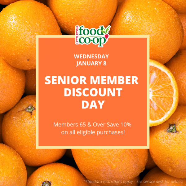 Senior Member Discount Day