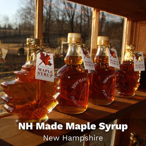 NH Made Maple Syrup. New Hampshire.
